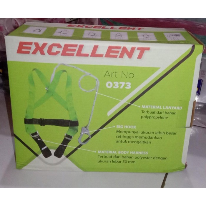 Belt Full Body Harness Single Hook Excellent / Body Harness 0373