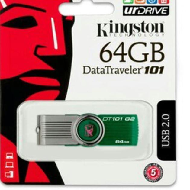 ♥ Flash Disk 64GB KINGSTON USB FLASHDISK 64 GB slot USB 64GB ℮