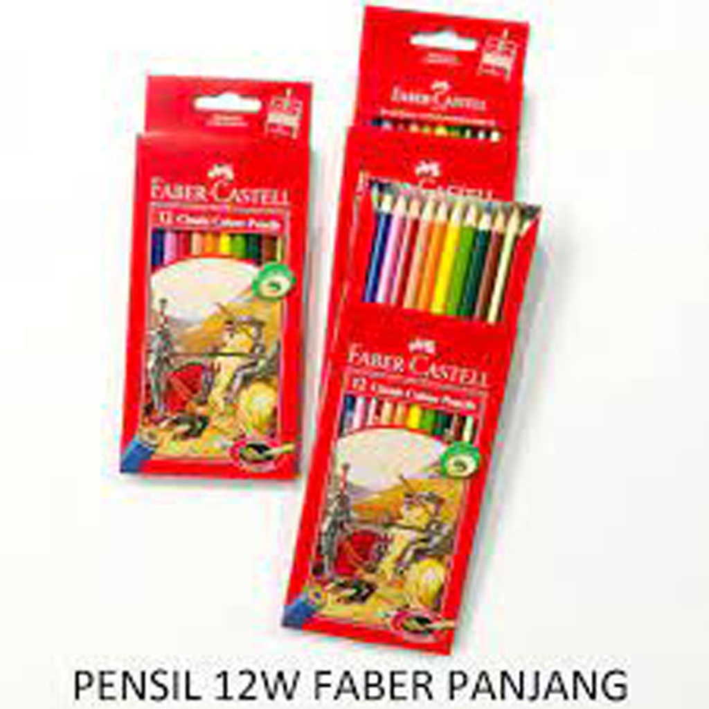 

Pencil 12 warna faber castel panjang