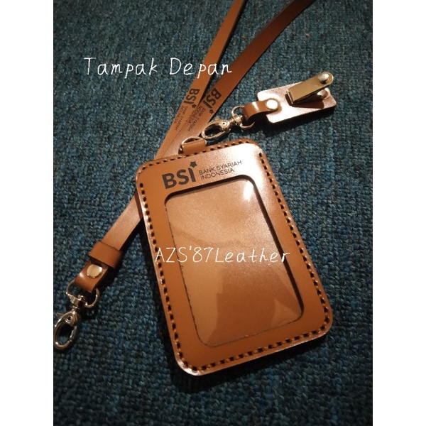 

Name tag custom kulit