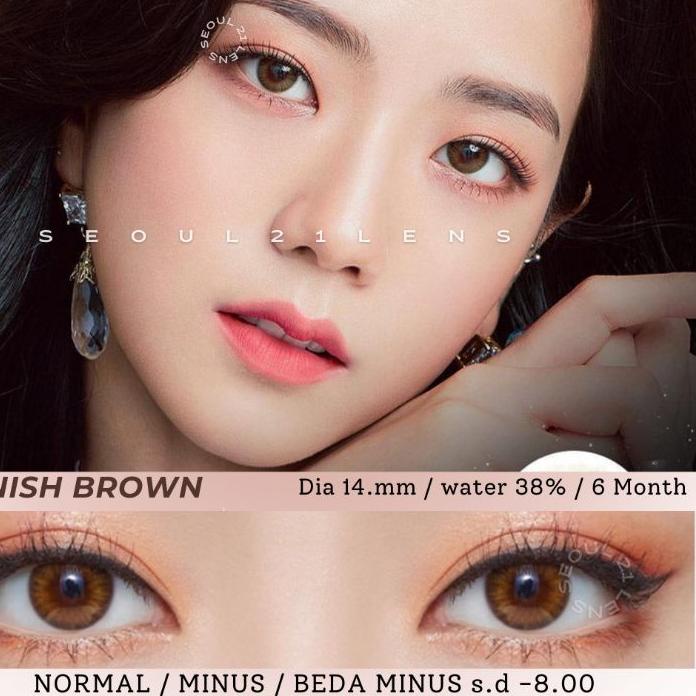 ♦ SOFTLENS PRINCESS SPANISH BROWN GREY GRAY NORMAL MINUS ORIGINAL ✶