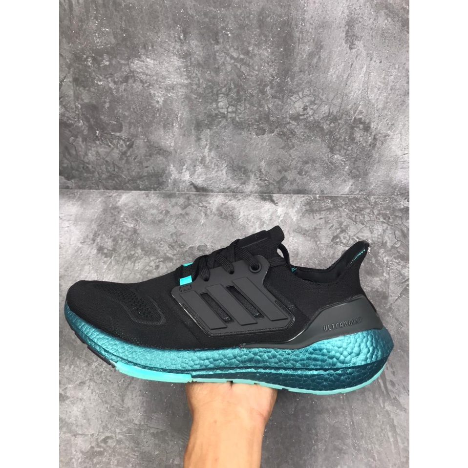 Ultra Boost 22 Core Black Mint Rush, 100% Real Pic.