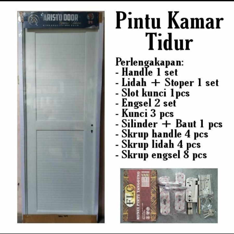 TERMURAH PINTU KAMAR UPVC ARISTO 80 X 210 CM