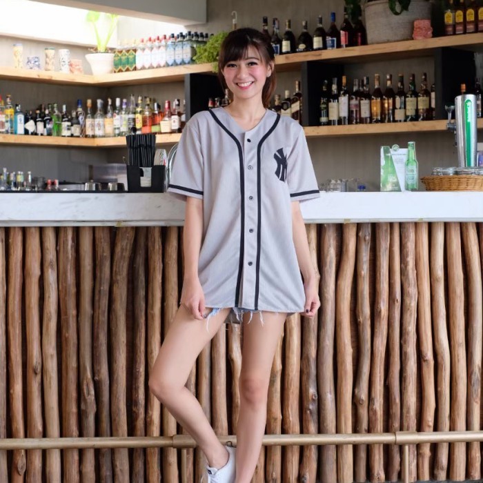 Bisa COD Jersey Baseball - Baju Baseball Wanita & Pria NY Original Asli