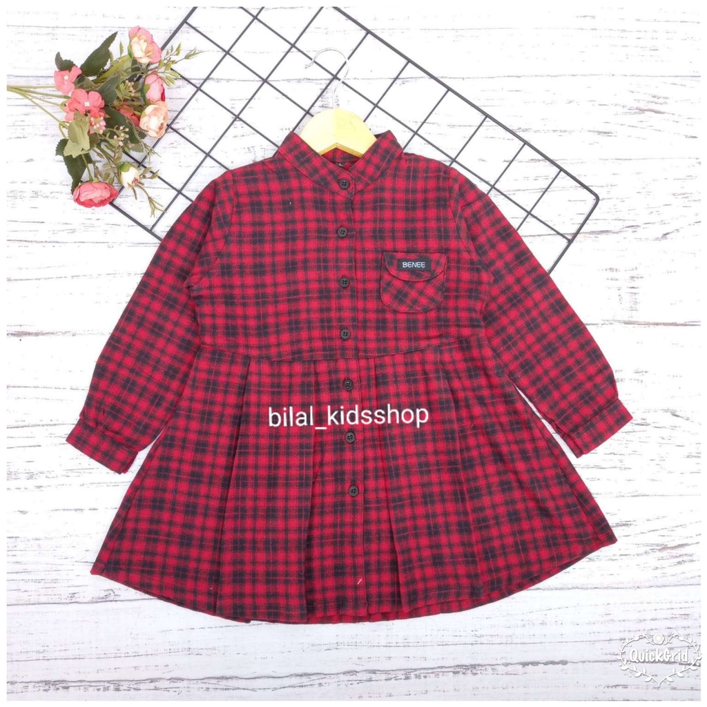 DRESS ANAK/DRESS FLANEL ANAK