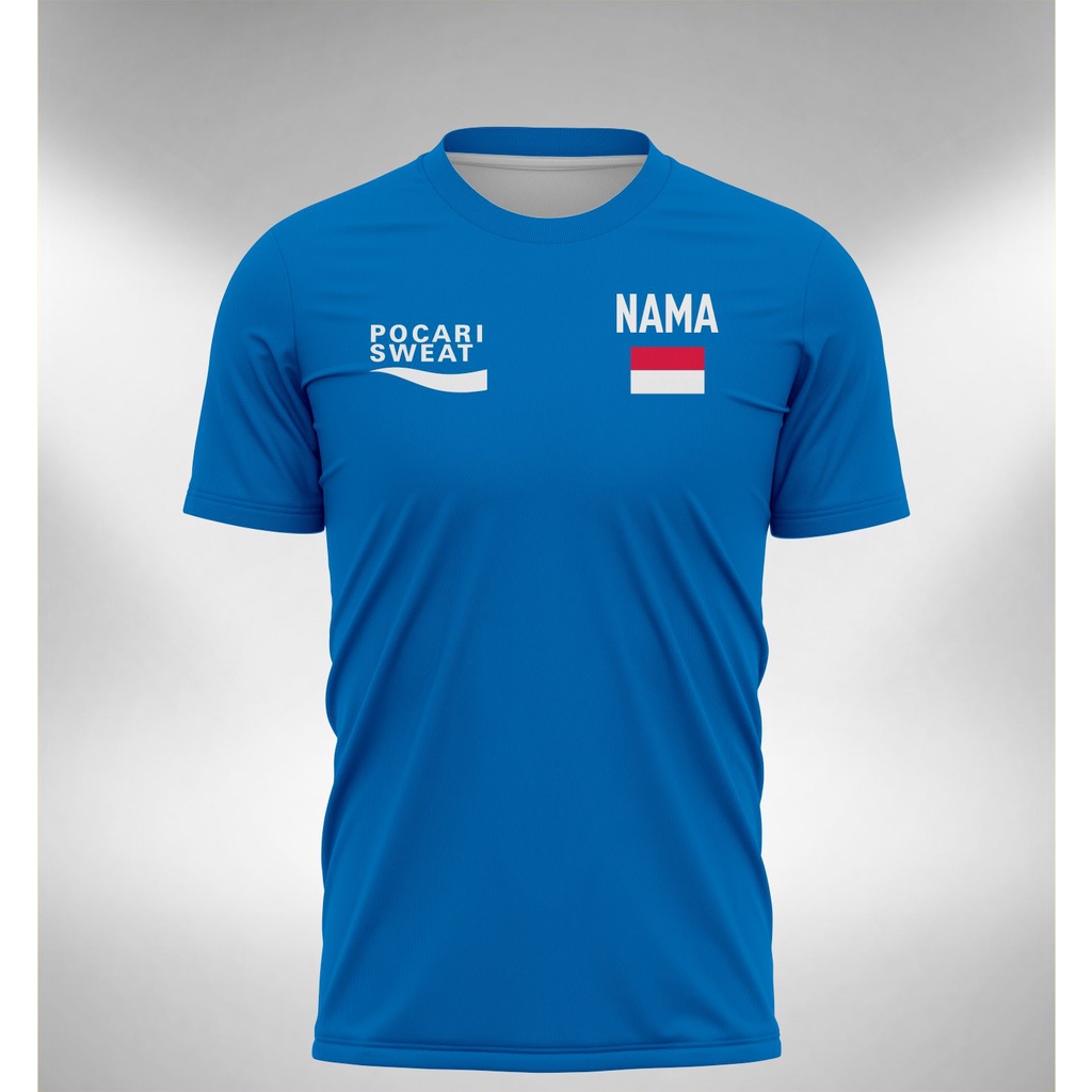 Jersey Lari Running Pocari Sweat Custom Nama