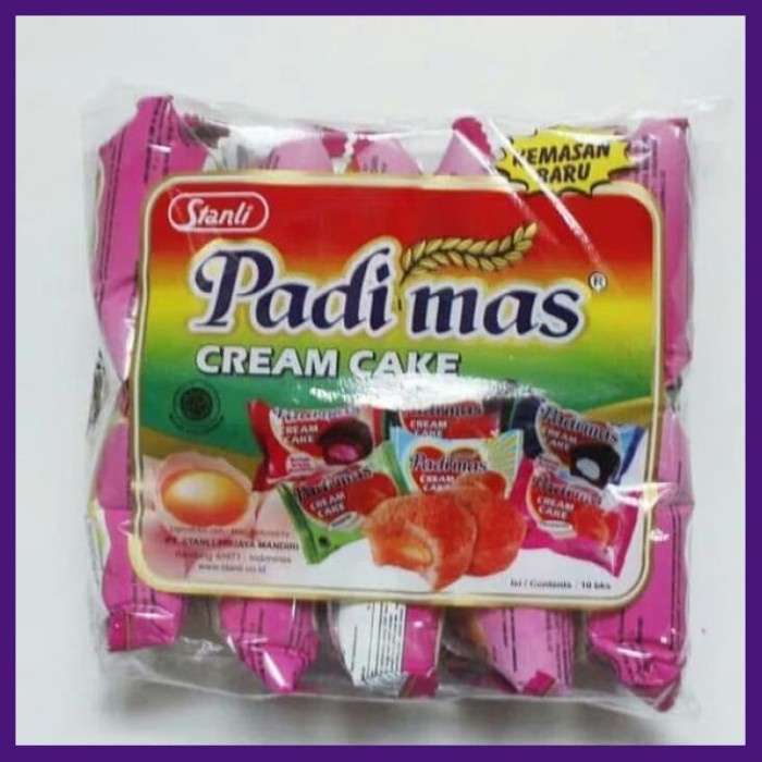 PADIMAS BOLU 10X10GR KRIM STRAWBERRY