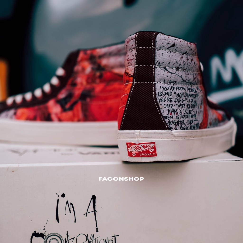 VANS SK8-HI VAULT OG LX X RALPH STEADMAN &quot;LION&quot; ORIGINAL 100%