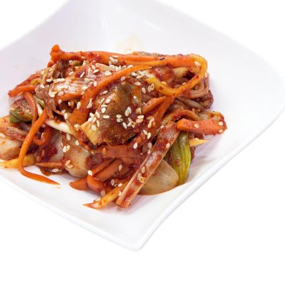 

➥ SAMWON KIMCHI MIX SAWI WORTEL LOBAK FRESH 1 KG - FRESHLY MADE ORIGINAL KOREAN FOOD MAKANAN KOREA ○