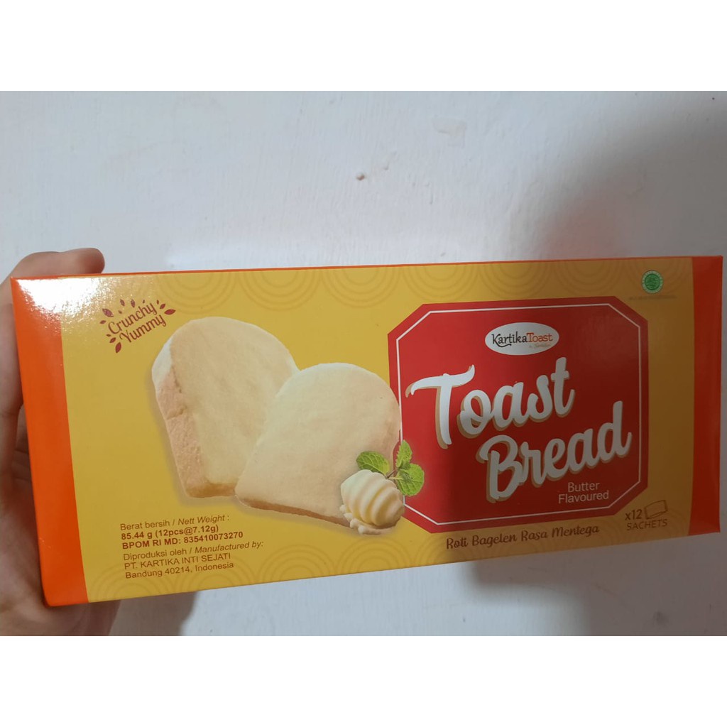 TOAST BREAD BUTTER 85GR KARTIKA TOAST