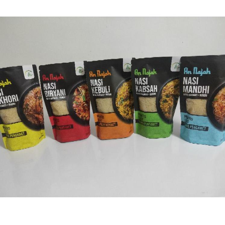 

⅍ AN NAJAH BERAS BASMATI BUMBU INSTAN ARAB Biryani Mandhi Kabsah Bukhori Kebuli ♖