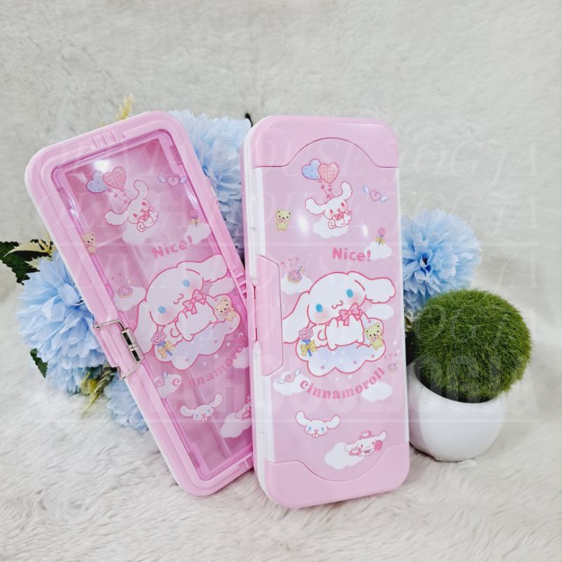 

Tempat Pensil Cinnamoroll Transparan Tempat Pensil Cinnamoroll Penggaris Pencil Case Cinnamoroll Pink