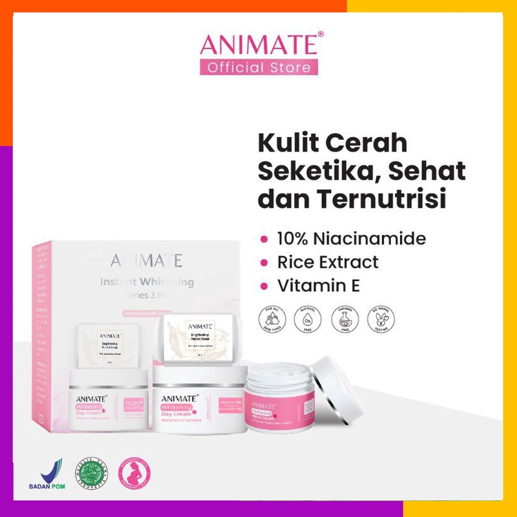 ANIMATE - Instan Whitening Series 3in1