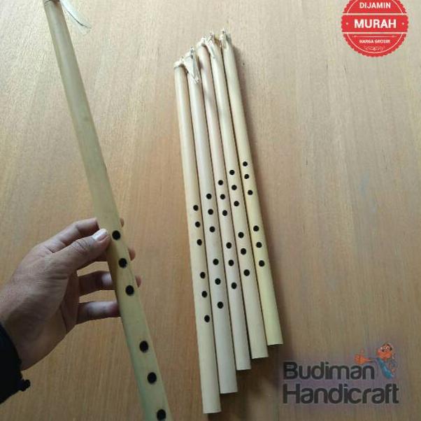 [X984V] Seruling / Suling Bambu Sunda Lubang 6 Tinggi 55cm
