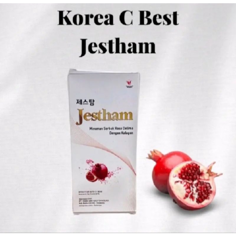 KOREA C BEST JESTHAM / COLLAGEN DRINK RASA DELIMA / BOOST INFUS WHITENING