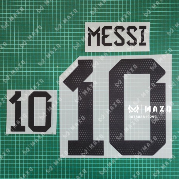 Berkualitas Unik NAMESET BINTANG ARGENTINA STAR WORLD HK CHAMPIONS 3 MESSI REMAKE