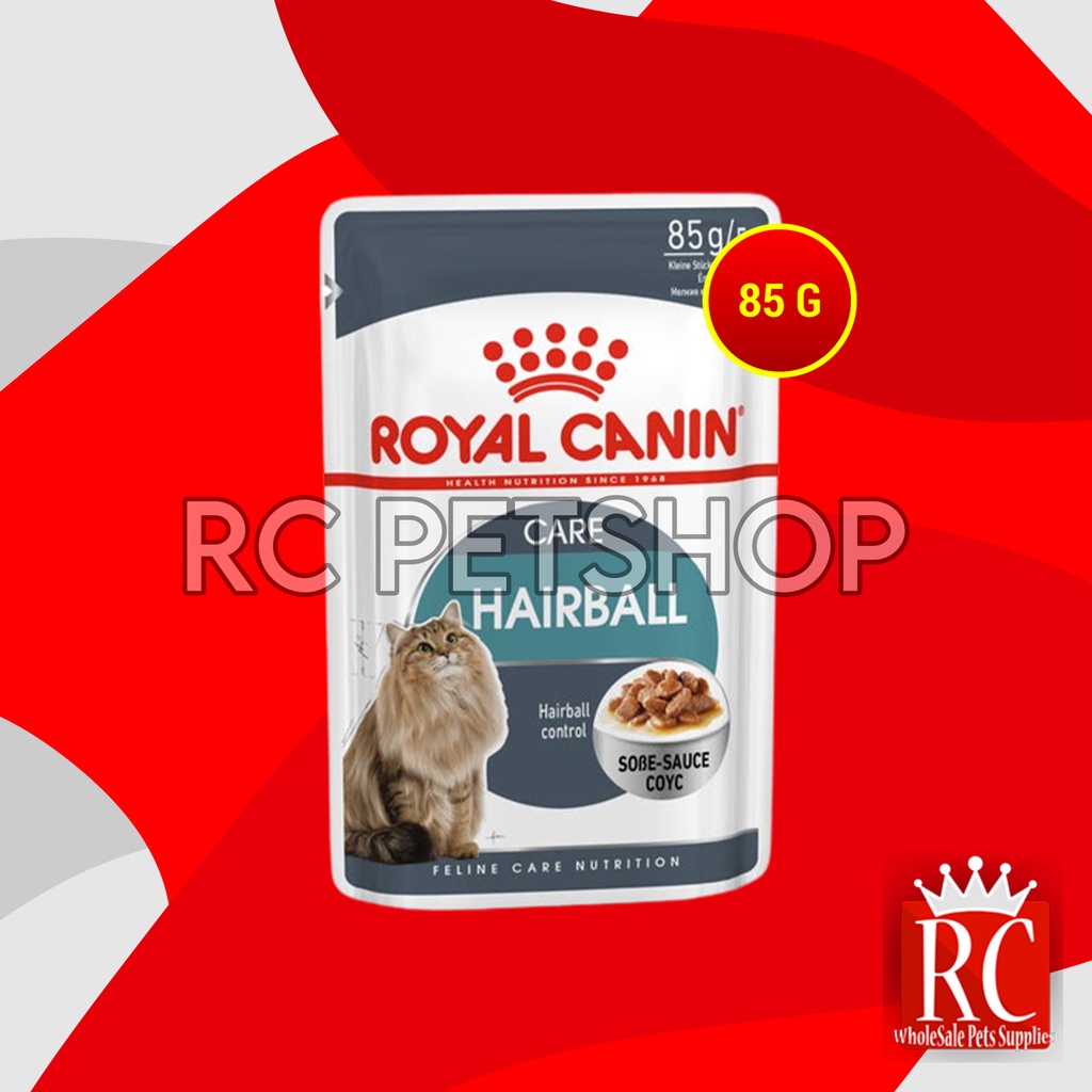 Royal Canin hairball Care Cat Food Wet Food Makanan Basah Kucing 85 Gr