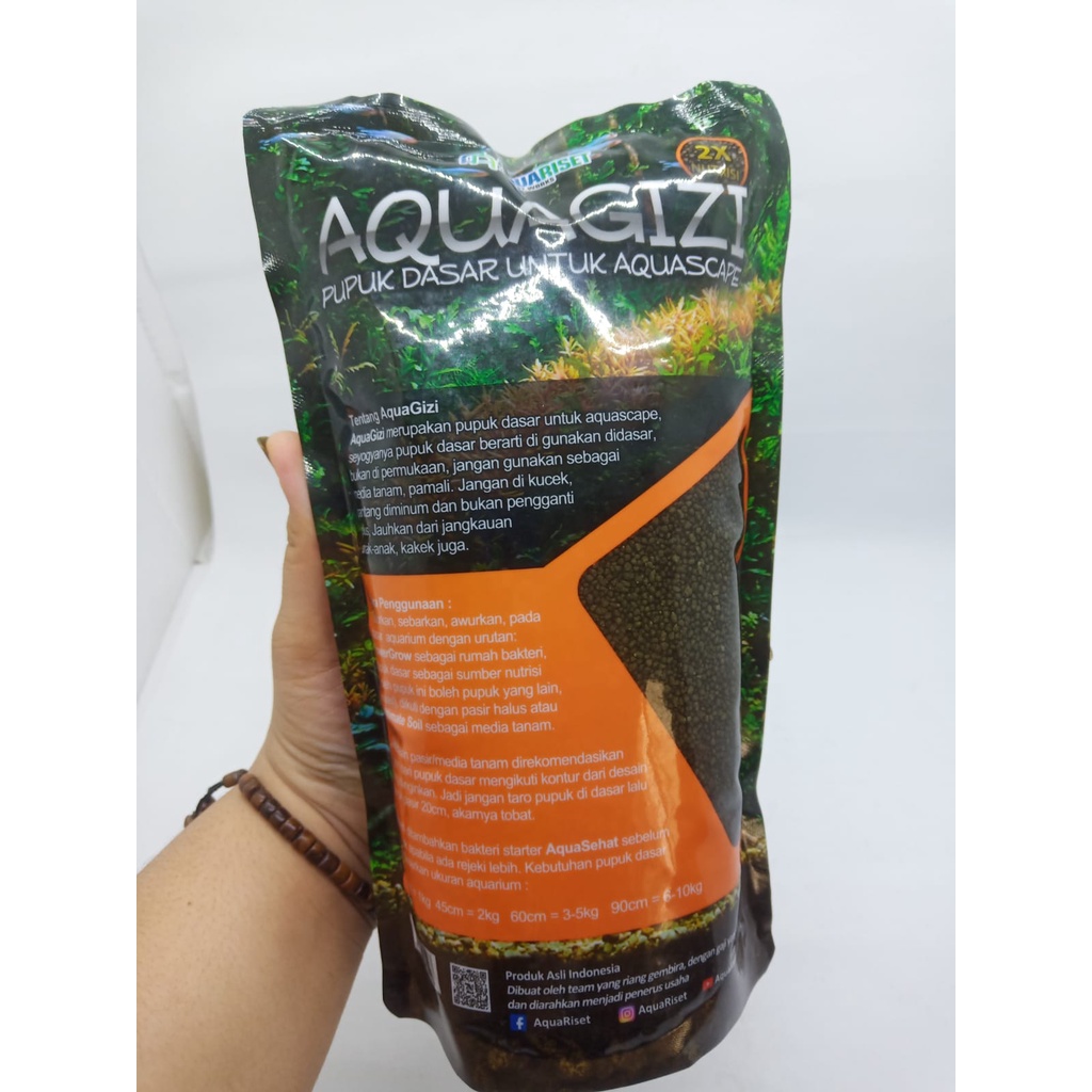 AQUAGIZI 1 KG PUPUK AQUASCAPE PUPUK TANAMAN AQUASCAPE PUPUK AQUARIUM