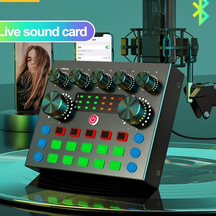 Garansi 100% Olla-V8S SoundCard Bluetooth Audio Usb External - SoundCard v8 plus