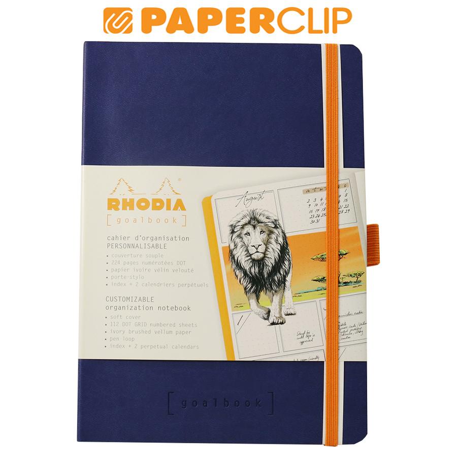 

NOTEBOOK RHODIA GOALBOOK A5 117808C MIDNIGHT