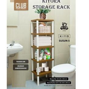 ♀ CLUB KIYORA RAK SERBAGUNA PLASTIK/ RAK POT BUNGA / RAK SEPATU / RAK DAPUR / RAK MULTIFUNGSI/ RAK K
