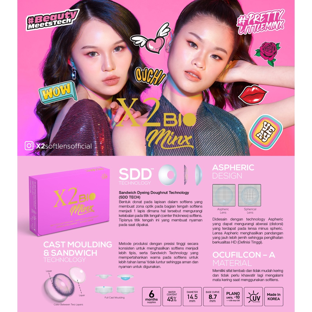 Softlens X2 Bio Minx