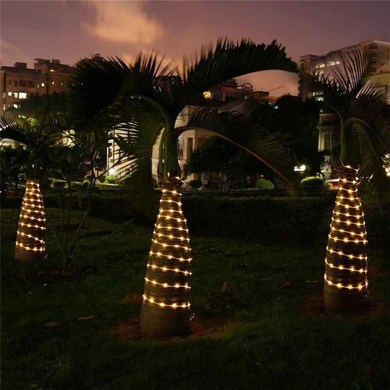 (BISA COD) FTIHSHP LED Lampu Hias String Lights IP65 USB 100 LED 10 Meter Warm White - TDC-01