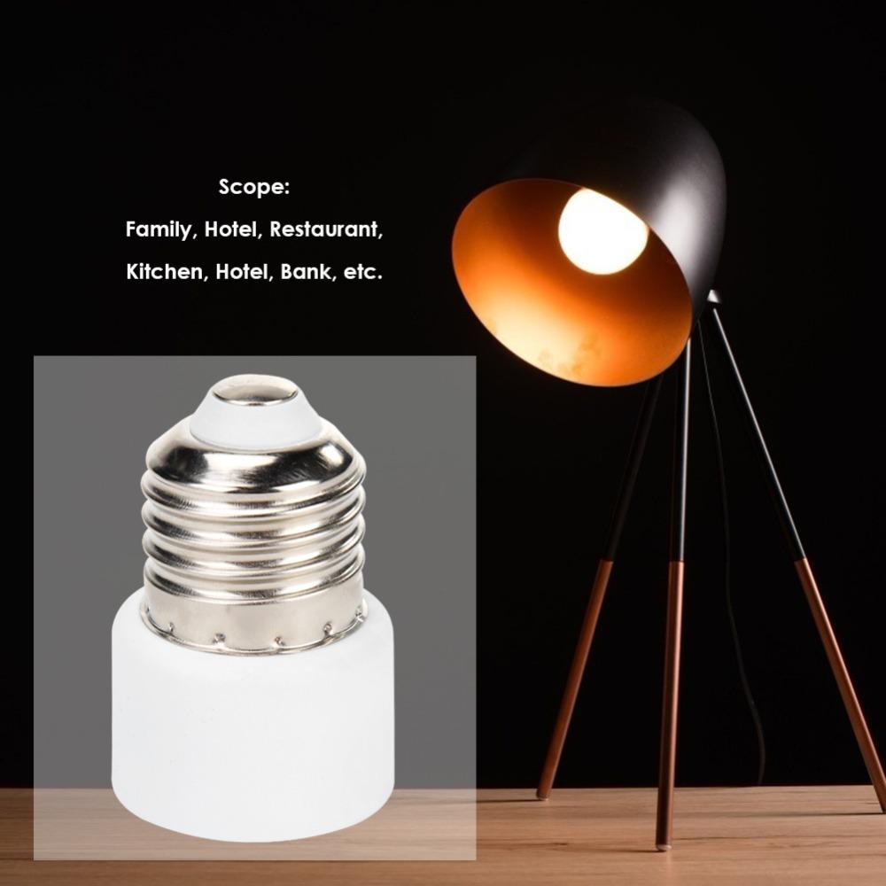 [Elegan] Adaptor Bohlam PBT Lamp Base Holder Bohlam Konversi Lamp Holder Bohlam Dudukan Lampu Soket Adaptor Soket Lampu Konverter Lampu