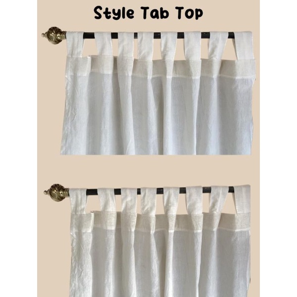 Gorden Aestetik • Gorden polos • Gorden putih