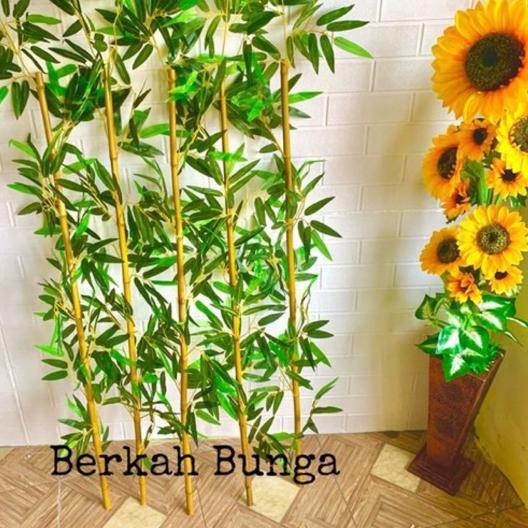 ✸ Batang Bambu Partisi 140cm/Batang Bambu Artificial/Batang Bambu Plastik/Batang Bambu Hiasan Dekora
