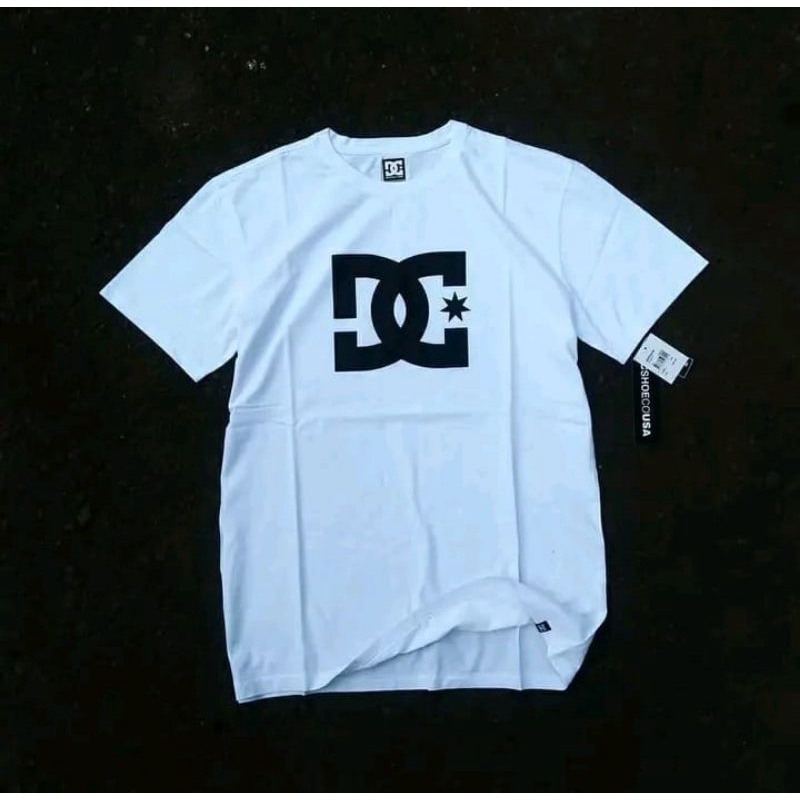 T-shirt Kaos DC Big Logo Putih