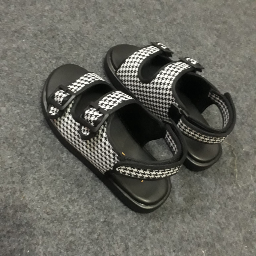 Jukasih - Sandal Wanita Eliana houndstooth RD-03 PROMO DISKON 51%