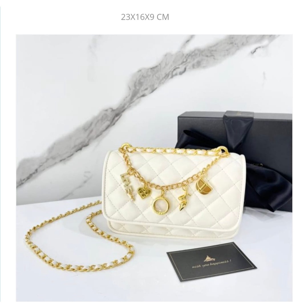 TAS WANITA SLINGBAG RANTAI MODEL TERBARU BAG-194