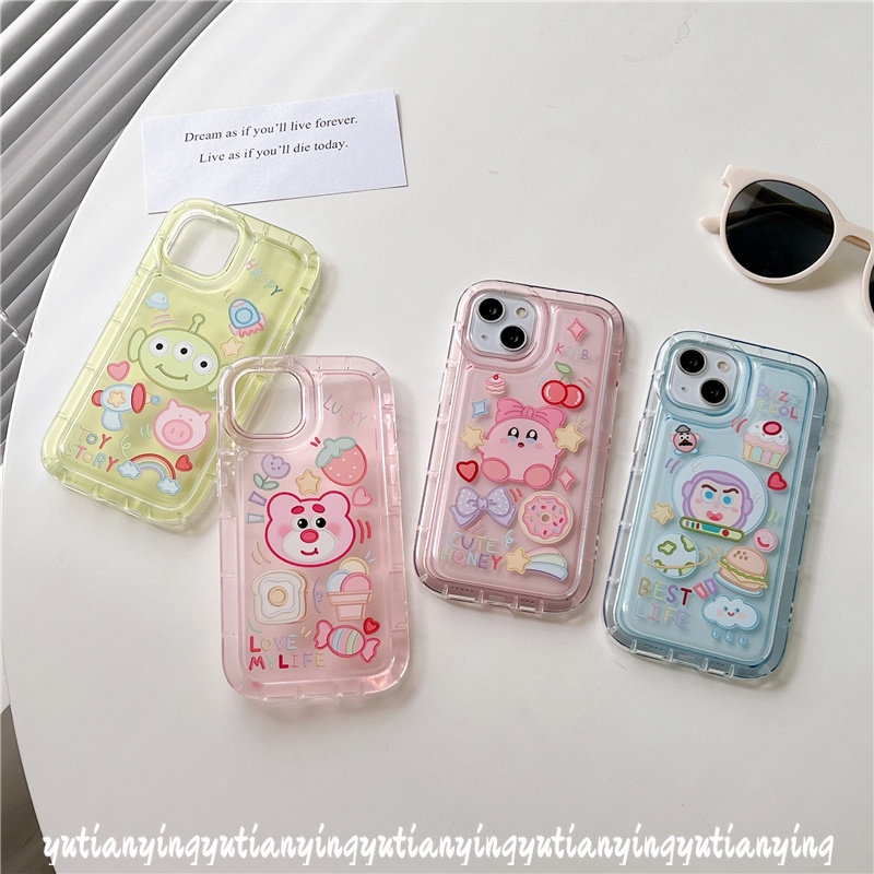 Case Untuk Realme 6i 5i 5s C11 2021 5c20 C20A C3 Realme C25 C11 2020 C15 C25s C33 C35 C25Y C21Y C12 Kartun Toy Story Alien Buzz Lightyear Airbag Shockproof Lembut TPU Cover