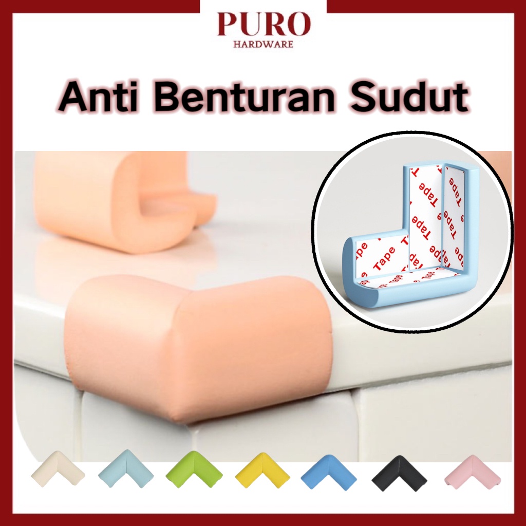 Karet Sudut 4 Sisi / Pengaman Sudut Meja / Pelindung Sudut Meja
