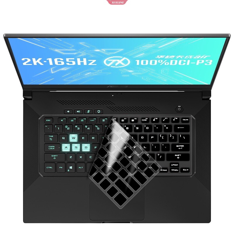 15.6 Inch Penutup Keyboard Laptop Tahan Air Bernapas Keyboard Cover Film Keyboard Praktis Goyang Untuk ASUS TUF Dash F15 FX516P FX516PM FX516PR FX516 PR FX516 [ZXL]