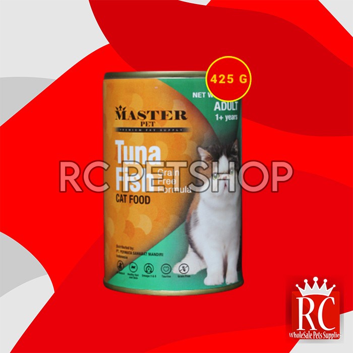 Makanan Kucing Kaleng Master Wet Cat Food Can