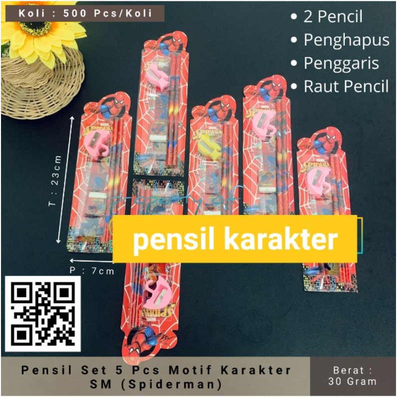 

pensil set 5 pcs