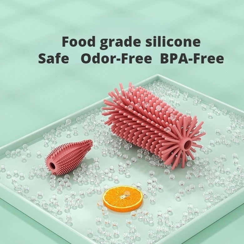 SIKAT BOTOL / TONGKAT SILIKON PEMBERSIH BOTOL SERBAGUNA