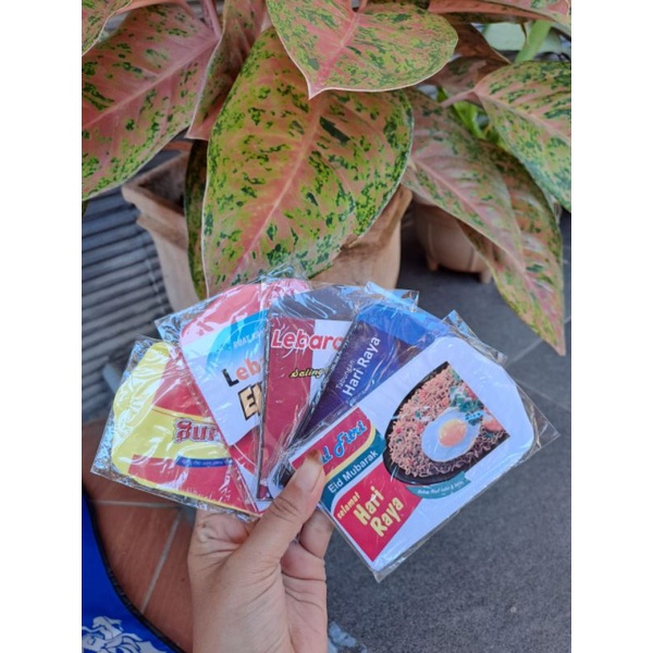 

20pack (200 pcs) amplop medium motif snack viral