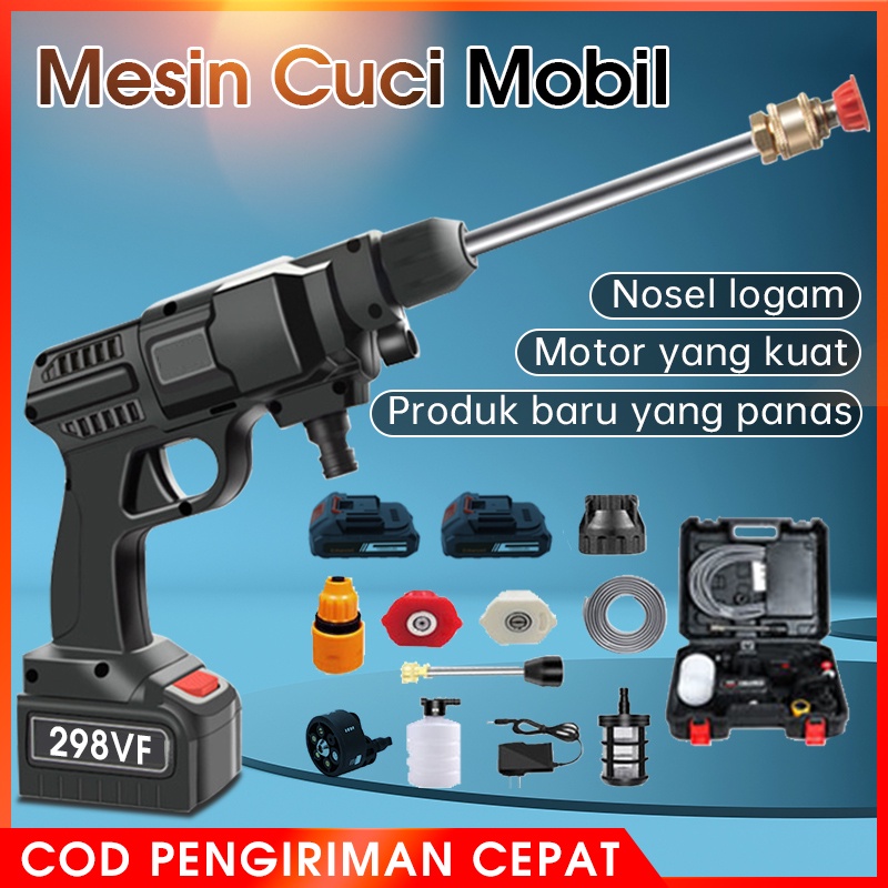 Tekanan Tinggi Alat Cuci Motor Dan Mobil Cordless Jet Cleaner Mesin Cuci Mobil Mini Alat Pencuci Mot