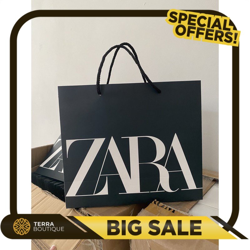 

TERRA BOUTIQUE - PAPERBAG ZR BLACK & BROWN