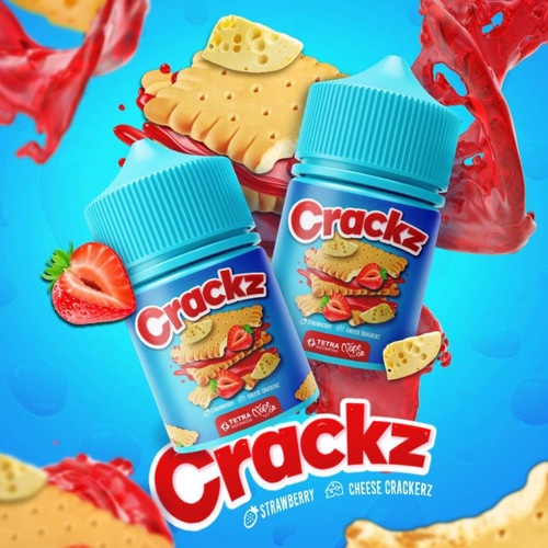 LIQUID CRACKZ V1 STRAWBERRY CHEESE CRACKERZ 60MLI