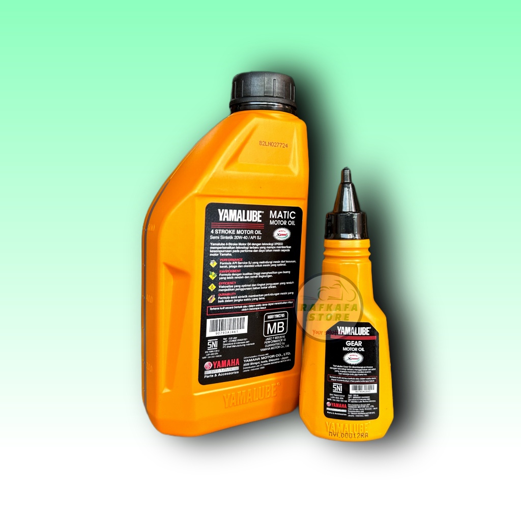 PAKET OLI YAMALUBE MATIC 800 ML + OLI GARDAN YAMALUBE 100 ML