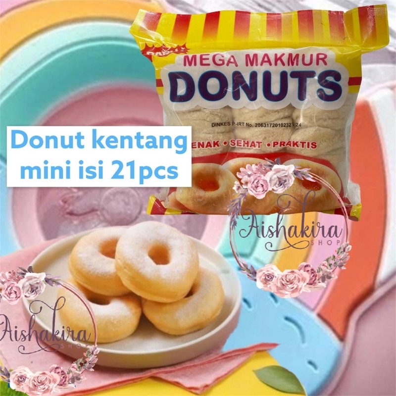 Donut kentang enak lembut dg dg gula halus