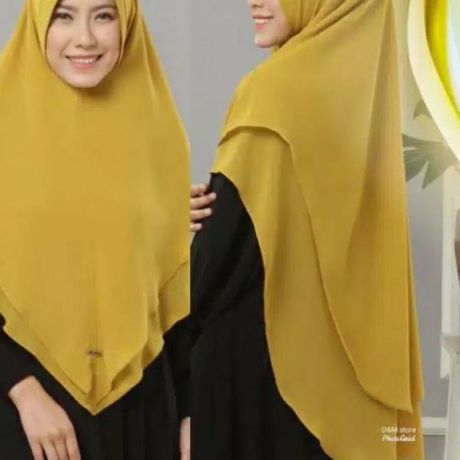 ➨ HIJAB/KHIMAR/KERUDUNG/CERUTY 2 LAYER ELHASNA ♢