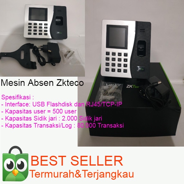 

[[JNT COD]] Star ZkTeco Mesin Absensi Sidik Jari Finger mirip Solution X105 UTP