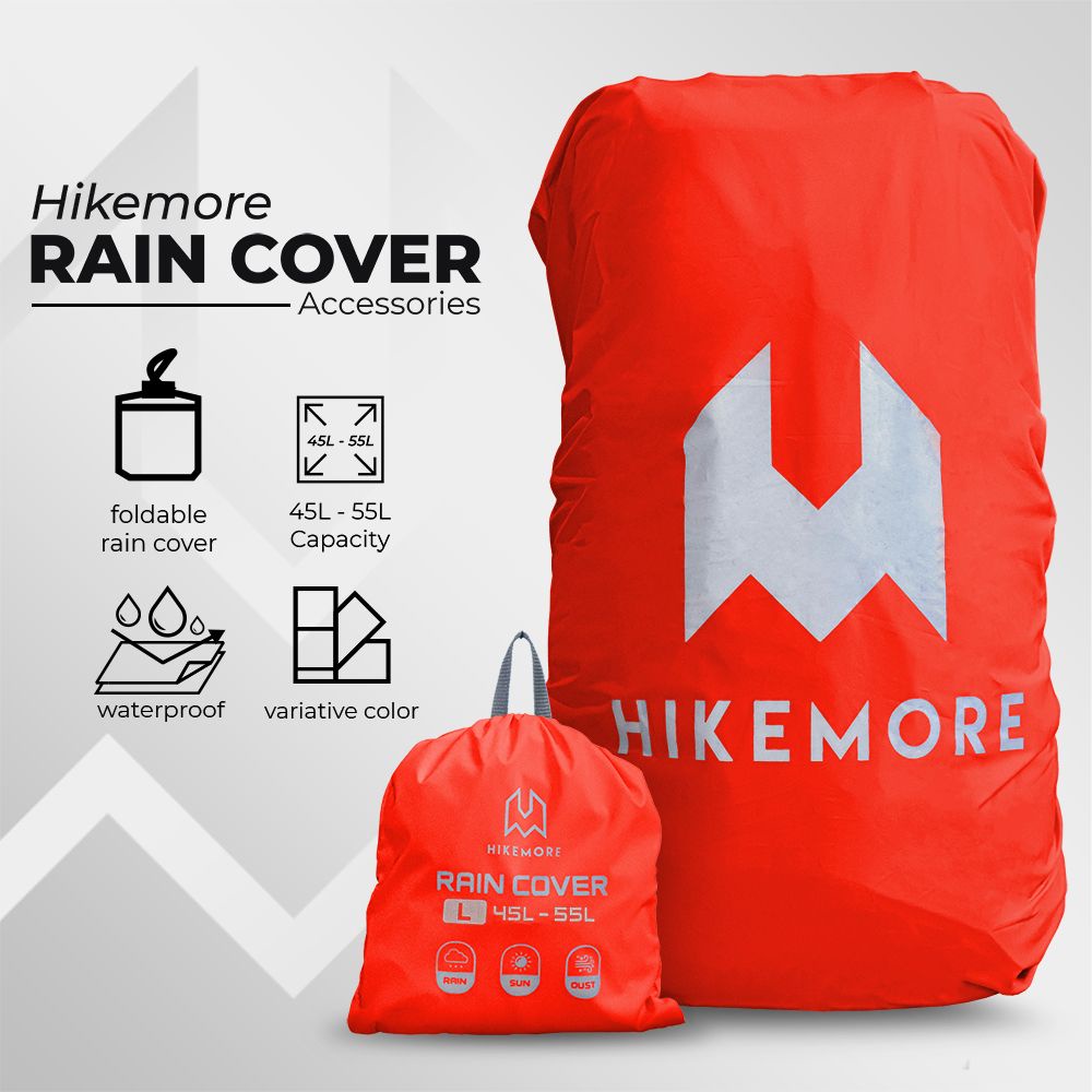 Mantel Tas Hikemore Rain Cover S 20-25L Backpack Pria Wanita