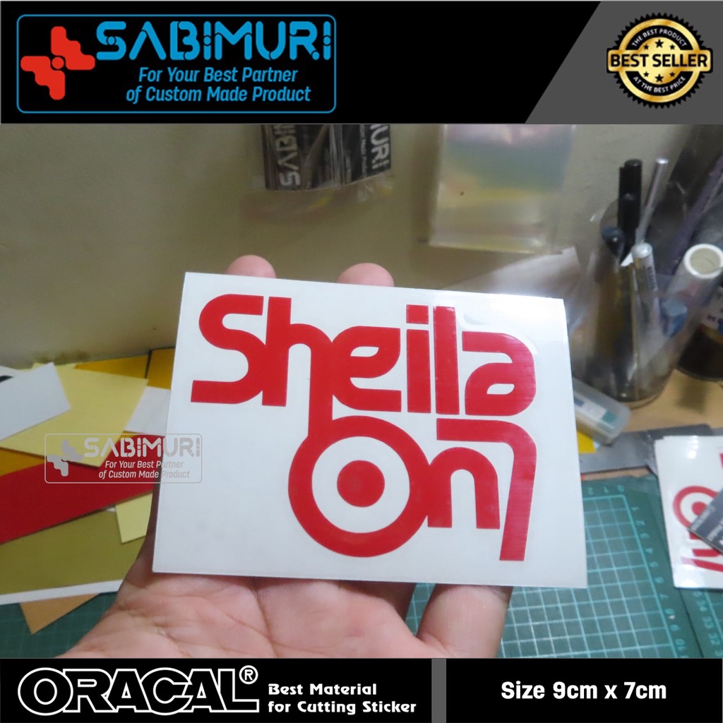Cutting Sticker Stiker Band S07 Sheila on 7