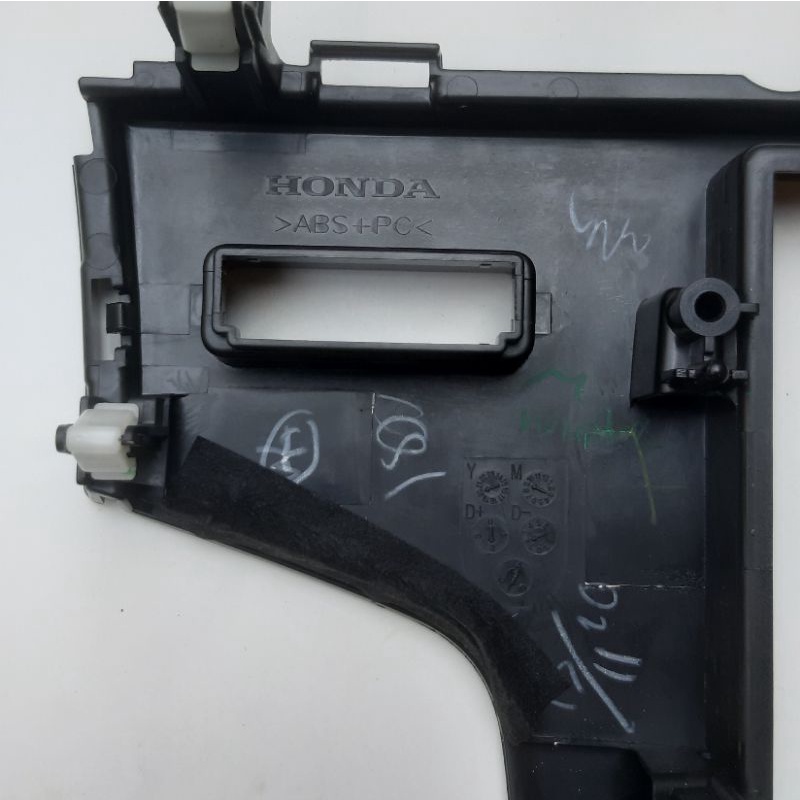 frame head unit honda jazz gk5 2013 -2019 hitam glosi